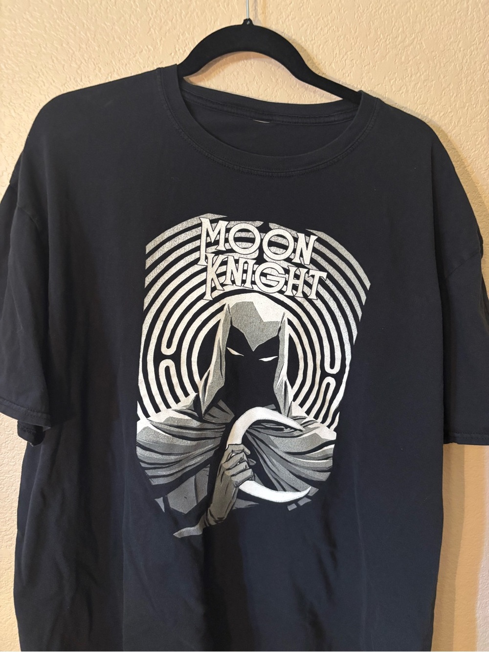 Marvel Studios Moon Knight Visage T-Shirt 3XL Black White Silver Graphic Print - Picture 3 of 8